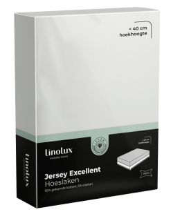 Linolux Hoeslaken Jersey Excellent Offwhite