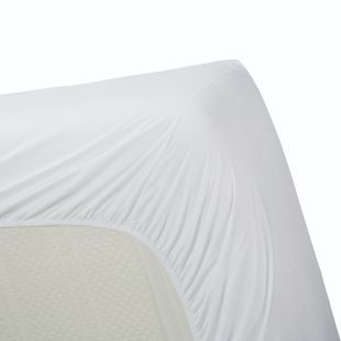 Linolux Hoeslaken Perkal topper White