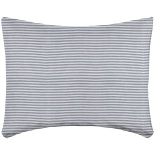 Linolux Kussensloop Vintage Stripe White/Anthracite 60x70