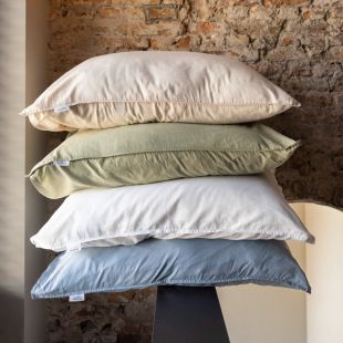 Linolux Kussensloop Washed Cotton White 60x70
