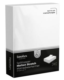 Linolux Molton Splittopper Hoeslaken Stretch Basic 200 gr