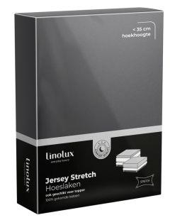 Linolux (topper) Hoeslaken Jersey Dark Grey