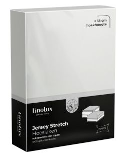 Linolux (topper) Hoeslaken Jersey Offwhite