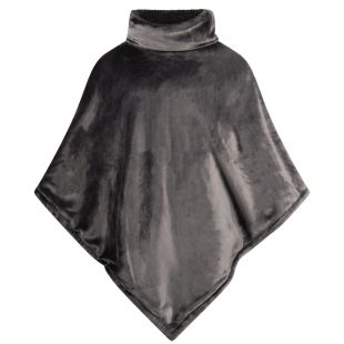 Livello Fleece Poncho Neva Anthracite