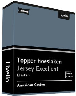 Livello Hoeslaken Topper Jersey Excellent Denim 250 gr