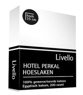 Livello Hotel Hoeslaken Egyptisch Katoen Perkal White