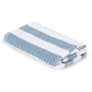 Linolux Vaatdoek White/Grey Blue