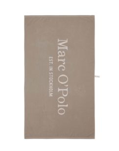 Marc O'Polo Strandlaken Statement Warm Stone 100x180