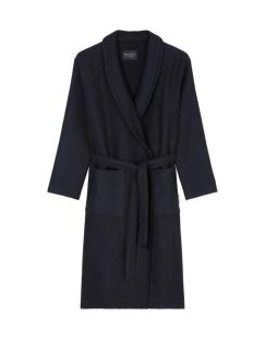 Marc O'Polo Wafel Badjas Premium Men Dark Navy