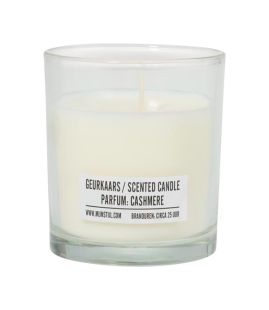 Mijn Stijl Geurkaars glas Cashmere soja basis