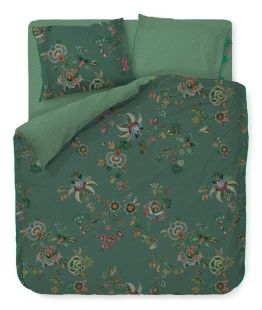 Pip Studio Dekbedovertrek Cece Fiore Green