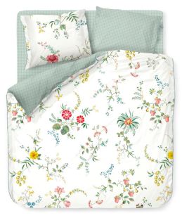 Pip Studio Dekbedovertrek Fleur Grandeur White