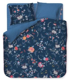 Pip Studio Dekbedovertrek Flower Festival Dark Blue