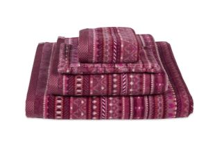 Pip Studio Geometric Print Dark Pink