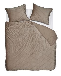 Riviera Maison Dekbedovertrek Velvet Diamond Sand