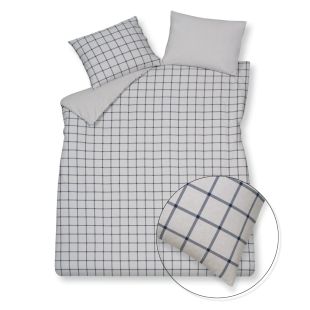 Vandyck Dekbedovertrek Flanel Dundee Blue Ink