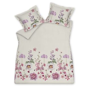 Vandyck Dekbedovertrek Violet Garden Offwhite