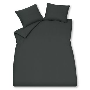 Vandyck Dekbedovertrek Washed Cotton Off Black