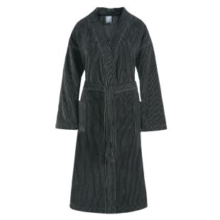 Vandyck Heren Badjas Antonio Off Black