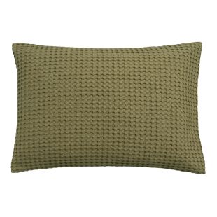 Vandyck Kussensloop Wafel Pique Martini Olive 40x55