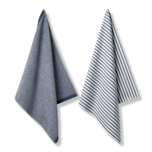 Vandyck Pure Kitchen Keukendoek + Theedoek Blue Ink