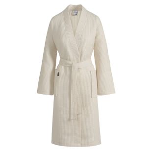 Vandyck Wafel Badjas Biarritz Cream Tan