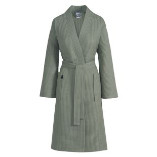 Vandyck Wafel Badjas Biarritz Smoke Green