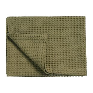 Vandyck Zomerdeken Wafel Pique Martini Olive