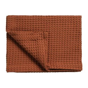 Vandyck Zomerdeken Wafel Pique Rusty Brown