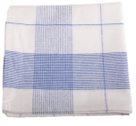 Linolux Halflinnen Glazendoek Elsa Blauw 70x70 - 50% linnen