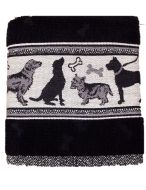Bunzlau Castle Keukendoek Dog Black