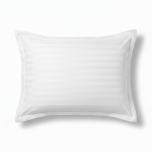 Hotel Kussensloop Streep 2cm met oxford White 60x70