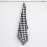 Jorzolino Theedoek Kleine Ruit Black 65x65