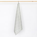 Jorzolino Theedoek Kleine Ruit Grey Green 65x65