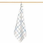 Jorzolino Theedoek Ruit Grey Green/Sand/Grey Blue 65x65