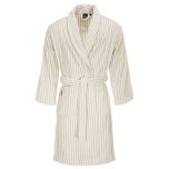 Linolux Badjas Velours Fiore Stripe Beige