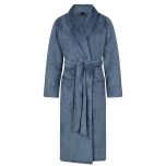 Linolux Fleece Badjas Lou Denim