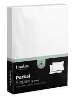 Linolux Kussensloop Katoen Perkal White 2x 60x70
