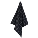 Linolux Theedoek Grote Ruit Black
