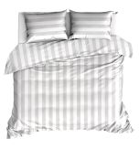 Livello Dekbedovertrek Beach Stripe Grey