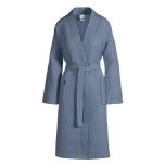 Vandyck Wafel Badjas Biarritz Jeans Blue