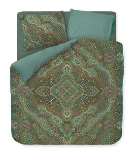 Pip Studio Dekbedovertrek Alfombra Green