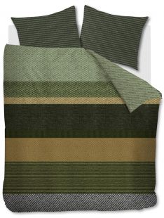 Beddinghouse Dekbedovertrek Flanel Menke Green