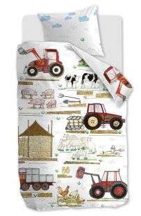 Beddinghouse Kids Dekbedovertrek Farm Multi 1 persoons