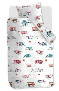 Beddinghouse Kids Dekbedovertrek Happy Camping Multi