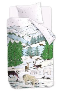 Beddinghouse Kids Dekbedovertrek Snowscape Multi