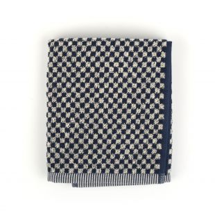 Bunzlau Castle Keukendoek Small Check Dark Blue