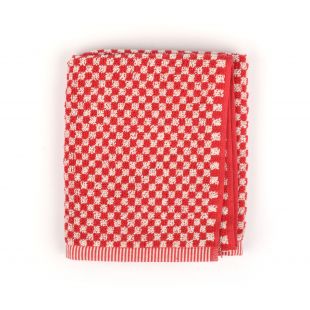 Bunzlau Castle Keukendoek Small Check Red