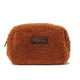 Essenza Make-up Tas Lucy Teddy Leather Brown