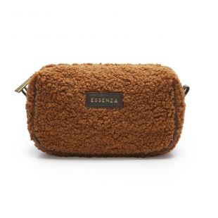 Essenza Make-up Tas Megan Teddy Leather Brown